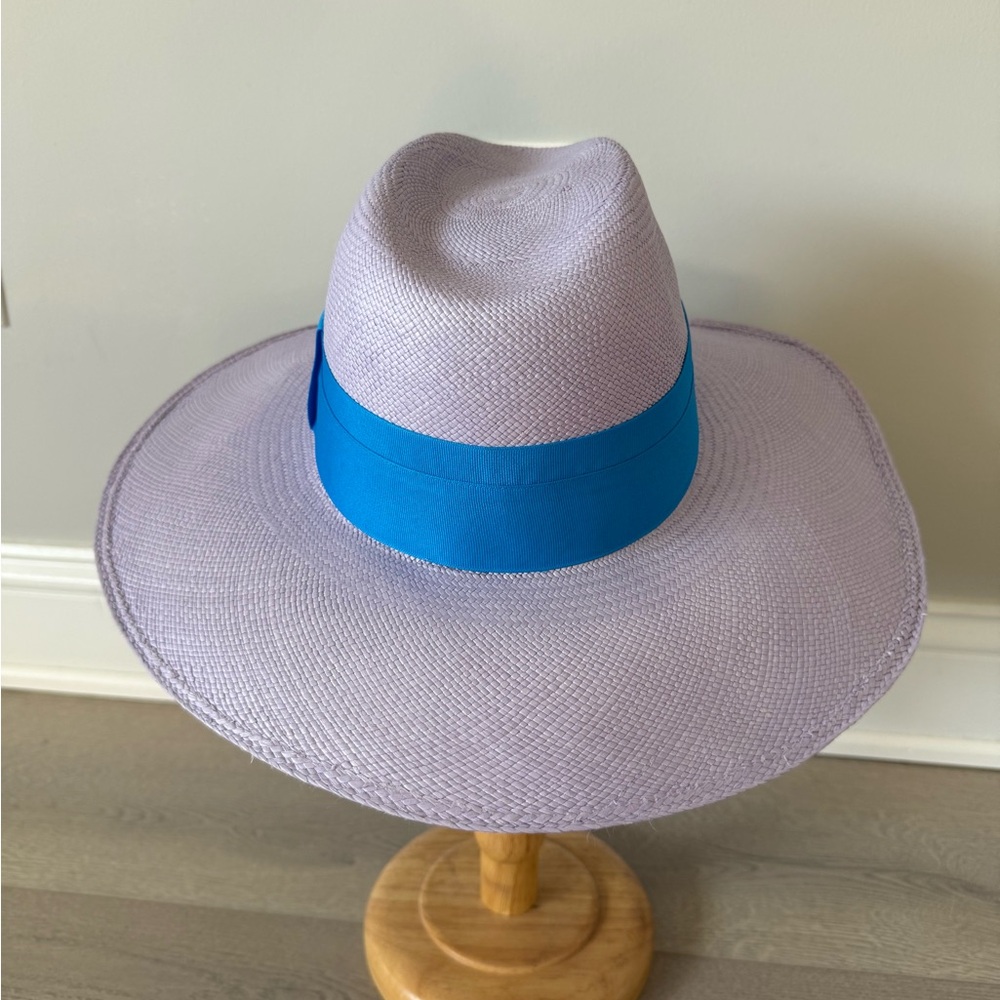 Artesano Azul wide brim Panama hat size L - Picture 3 of 4